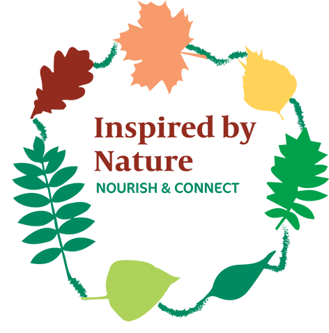 Inspired by Nature Logo with leaves